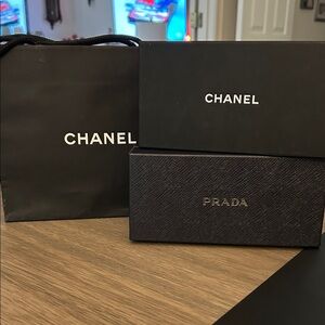 CHANEL Black Shopping Bag